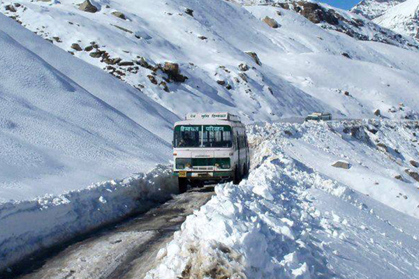 Manali Leh Bus Service